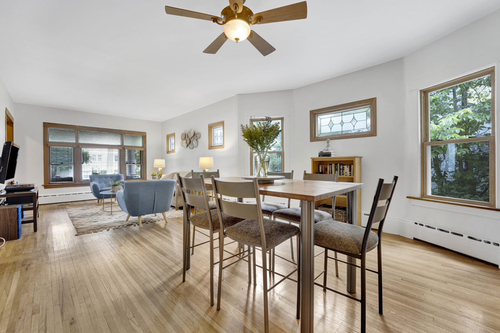 103 Pine Avenue Riverside, IL 60546 - Photo 7 of 42 a view of a dining room with furniture window and wooden floor