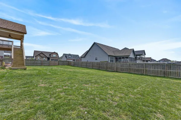 a house view with a garden space