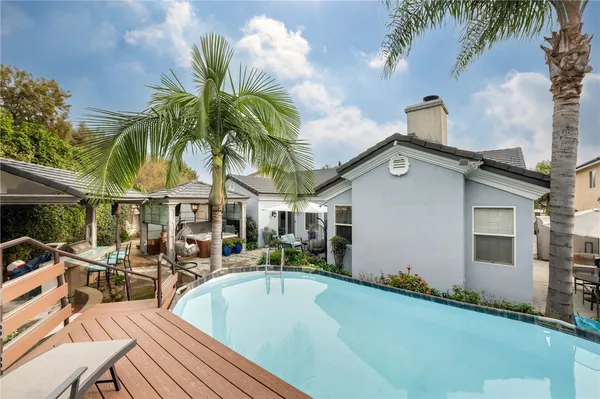 a view of yard with patio