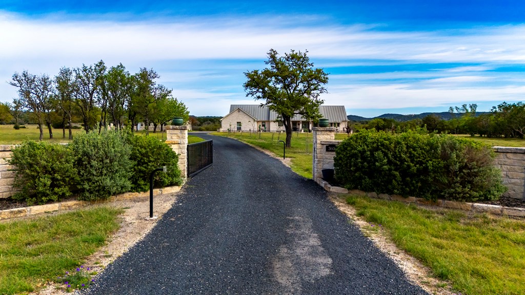 360 Bluff Creek Road North Center Point, TX 78010 - Photo 49 of 64 a view of a pathway with a yard