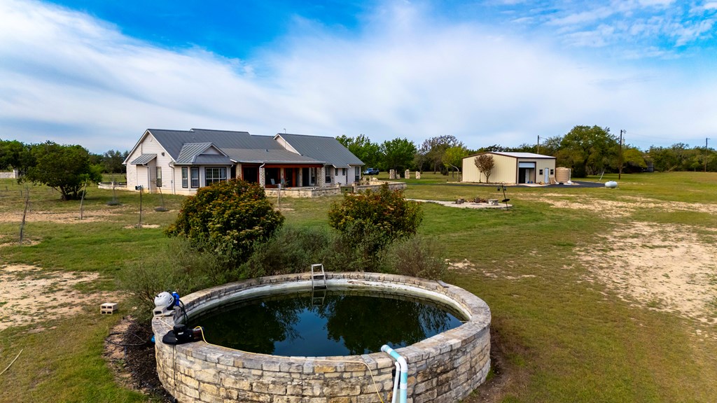 360 Bluff Creek Road North Center Point, TX 78010 - Photo 53 of 64 a view of swimming pool and lake view