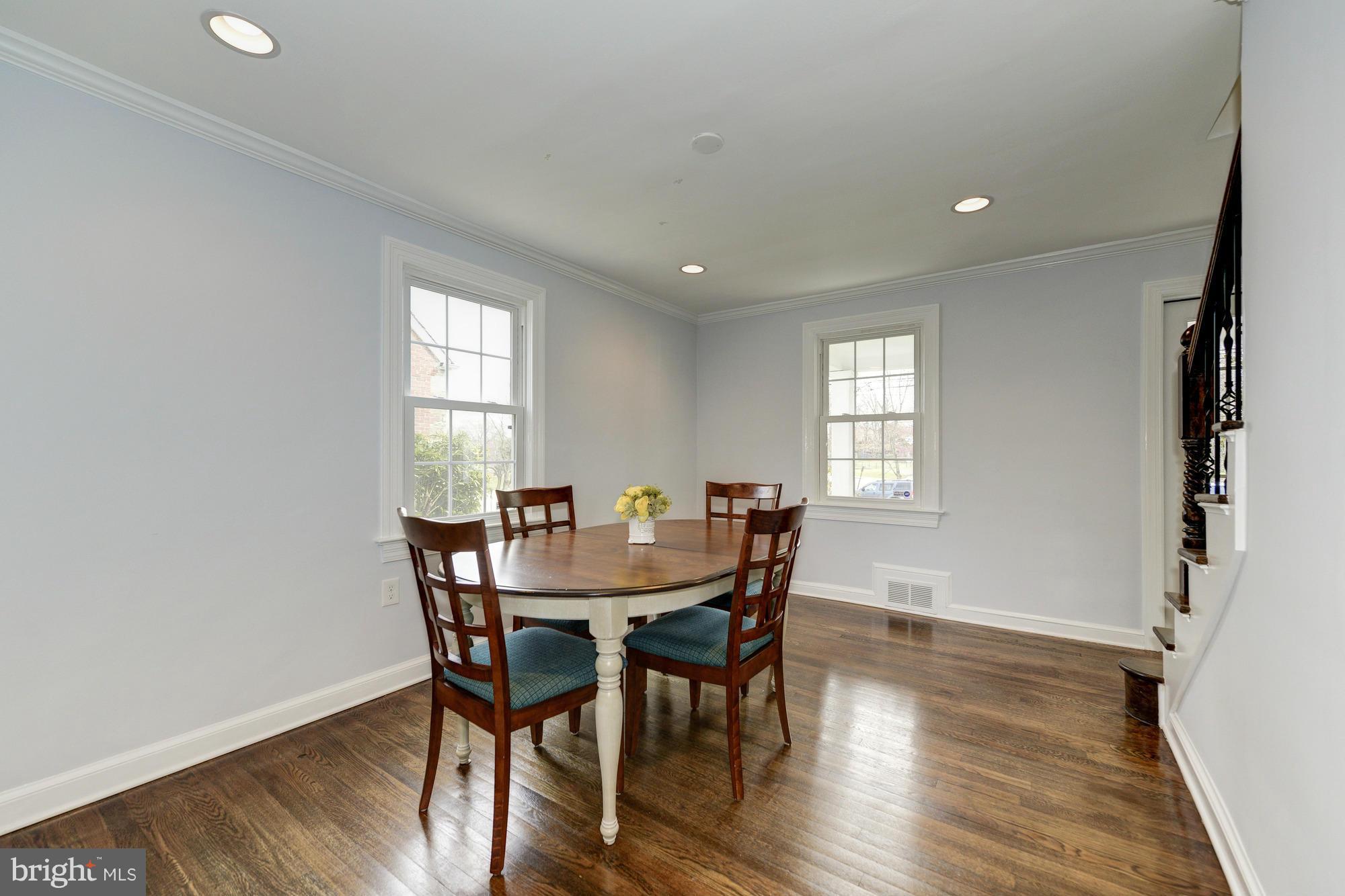 3510 Russell Road Alexandria, VA 22305 - Photo 12 of 30 a view of a dining room with furniture and wooden floor