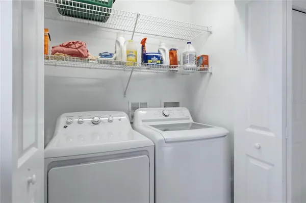 a view of a storage & utility room