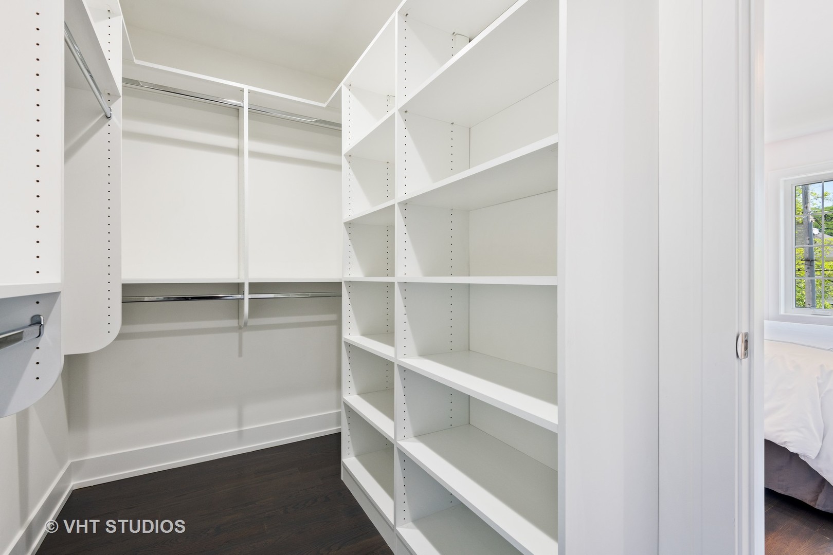 120 16th Street Wilmette, IL 60091 - Photo 19 of 34 a view of walk in closet with empty racks