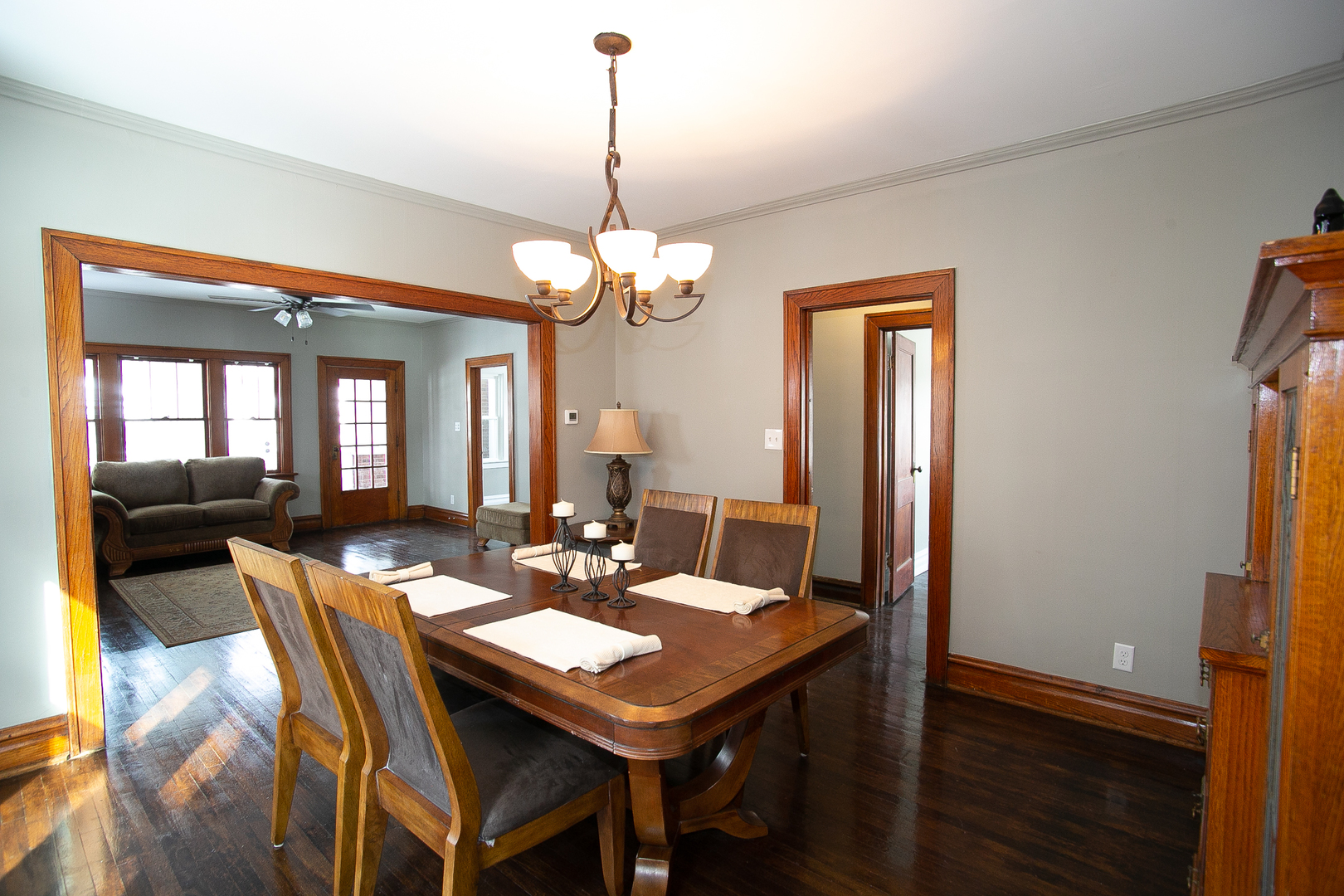1659 Linden Road Homewood, IL 60430 - Photo 14 of 32 a view of a dining room with furniture and wooden floor