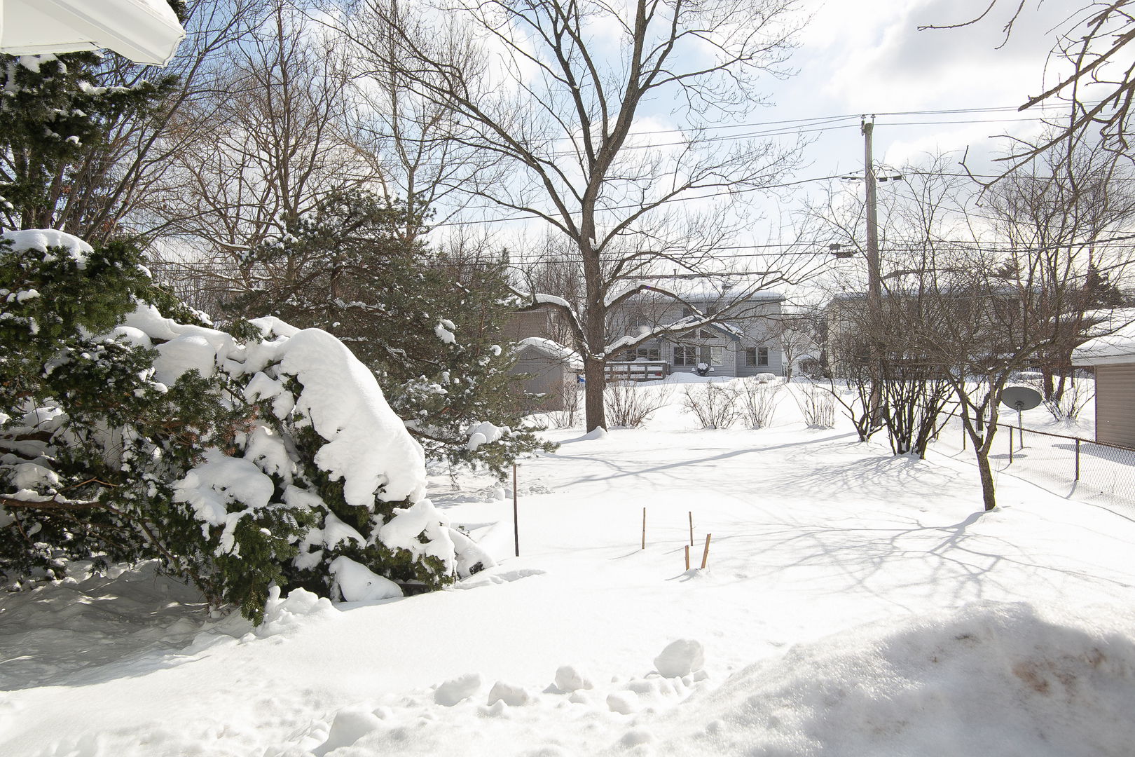 1659 Linden Road Homewood, IL 60430 - Photo 30 of 32 a view of a covered with snow of the house