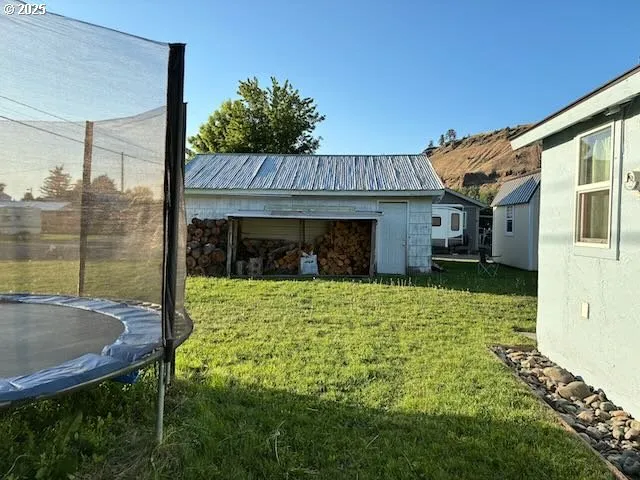 a view of a out door space area