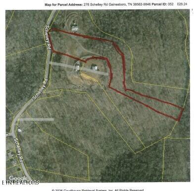 5-ac Schelley Road Gainesboro, TN 38562 - Photo 34 of 37 AERIAL MAP