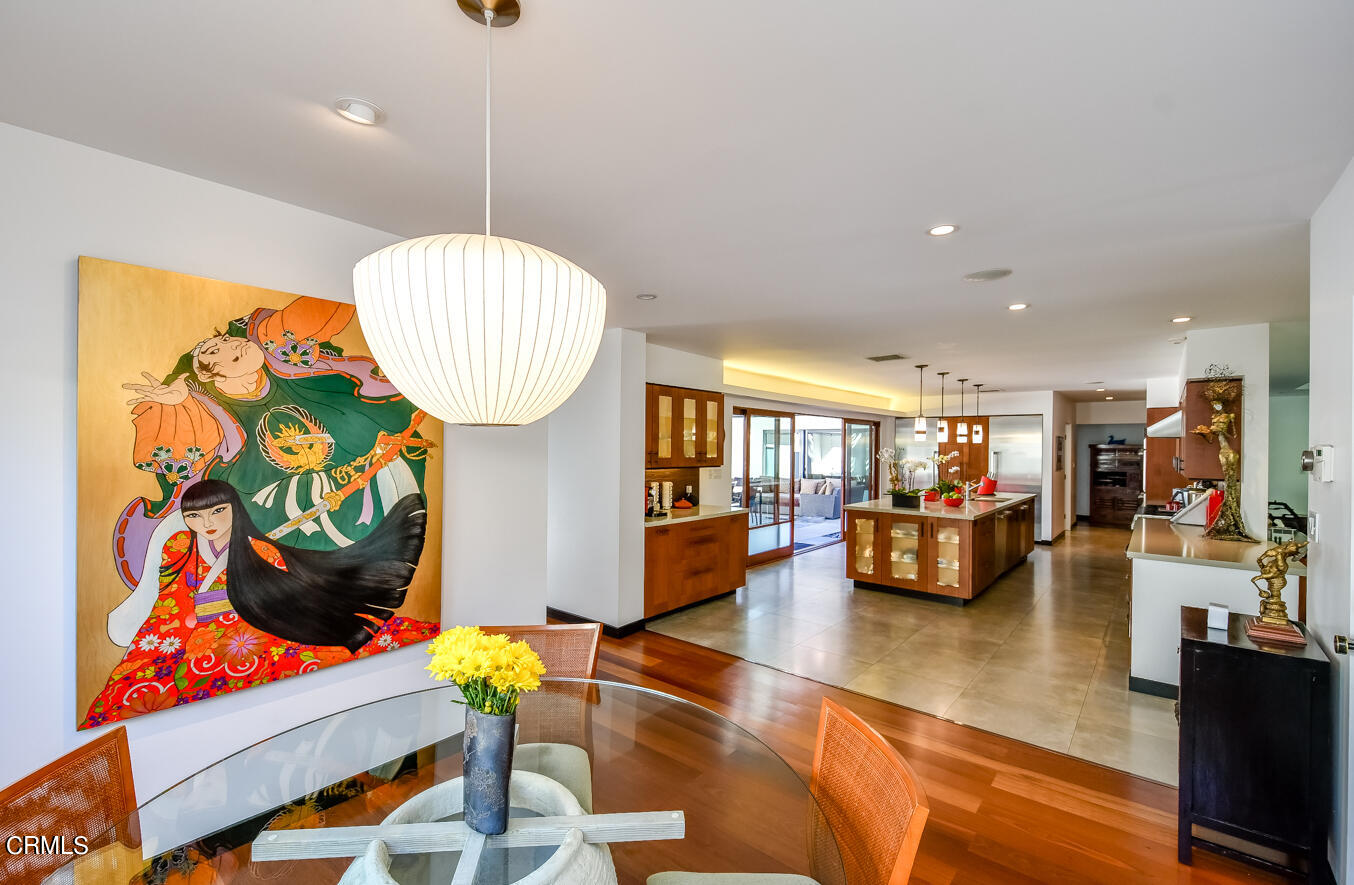 2174 Midlothian Drive Altadena, CA 91001 - Photo 9 of 54 a living room with furniture and a chandelier