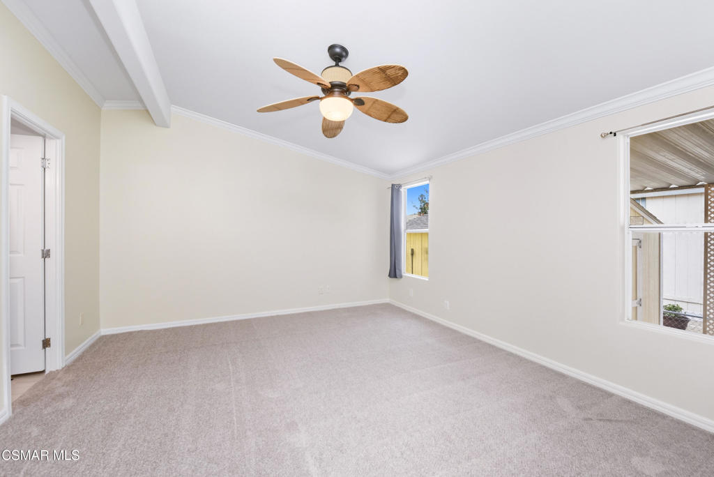 89 Via Gabilan Camarillo, CA 93012 - Photo 18 of 34 a view of a livingroom with a ceiling fan and window