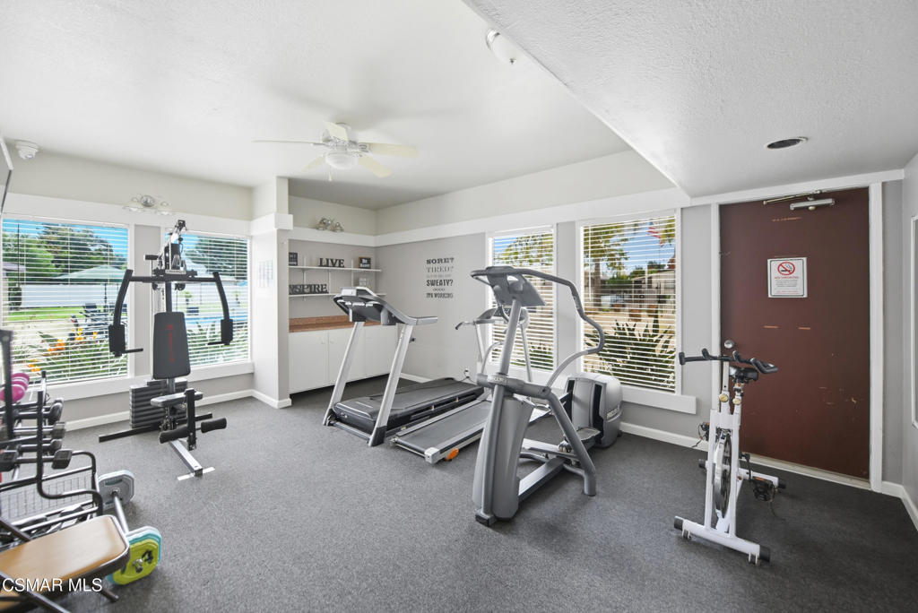 89 Via Gabilan Camarillo, CA 93012 - Photo 24 of 34 a view of a room with gym equipment