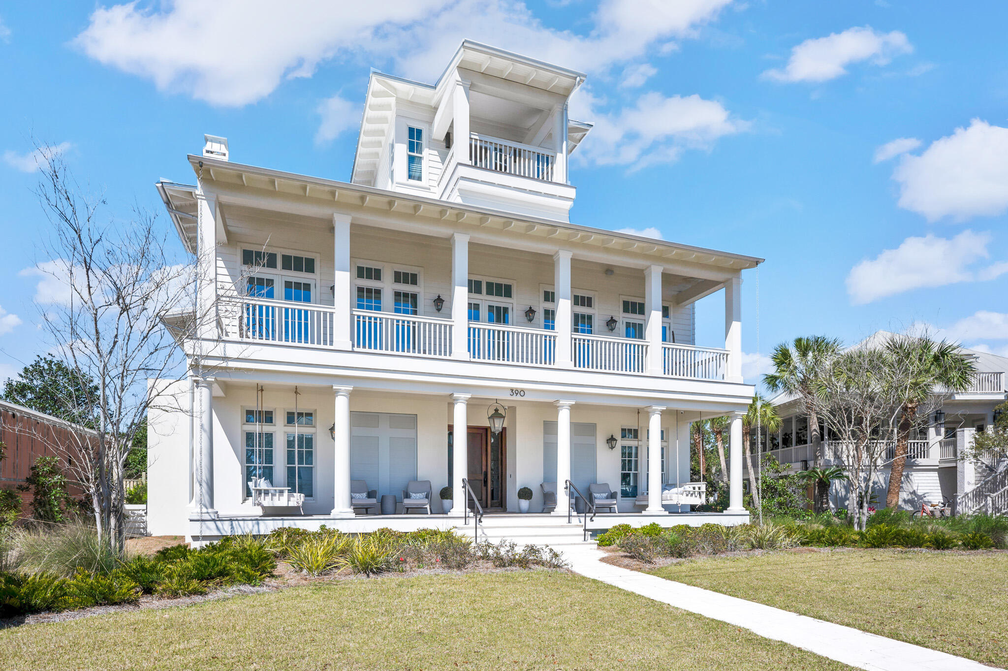 390 Walton Rose Lane Inlet Beach, FL 32461 - Photo 2 of 72 front view of a building with a yard