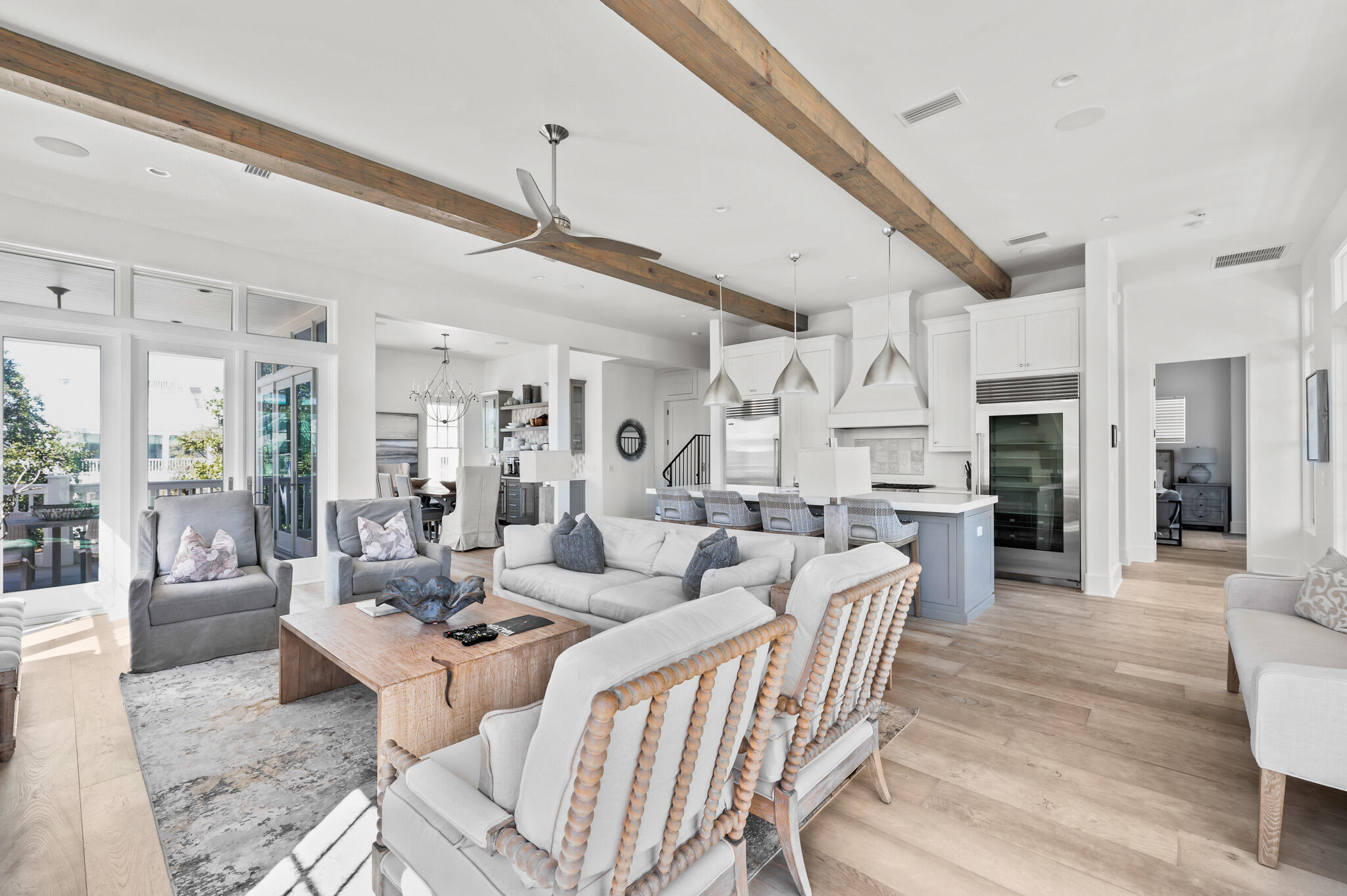 390 Walton Rose Lane Inlet Beach, FL 32461 - Photo 26 of 72 a living room with lots of furniture and a large window