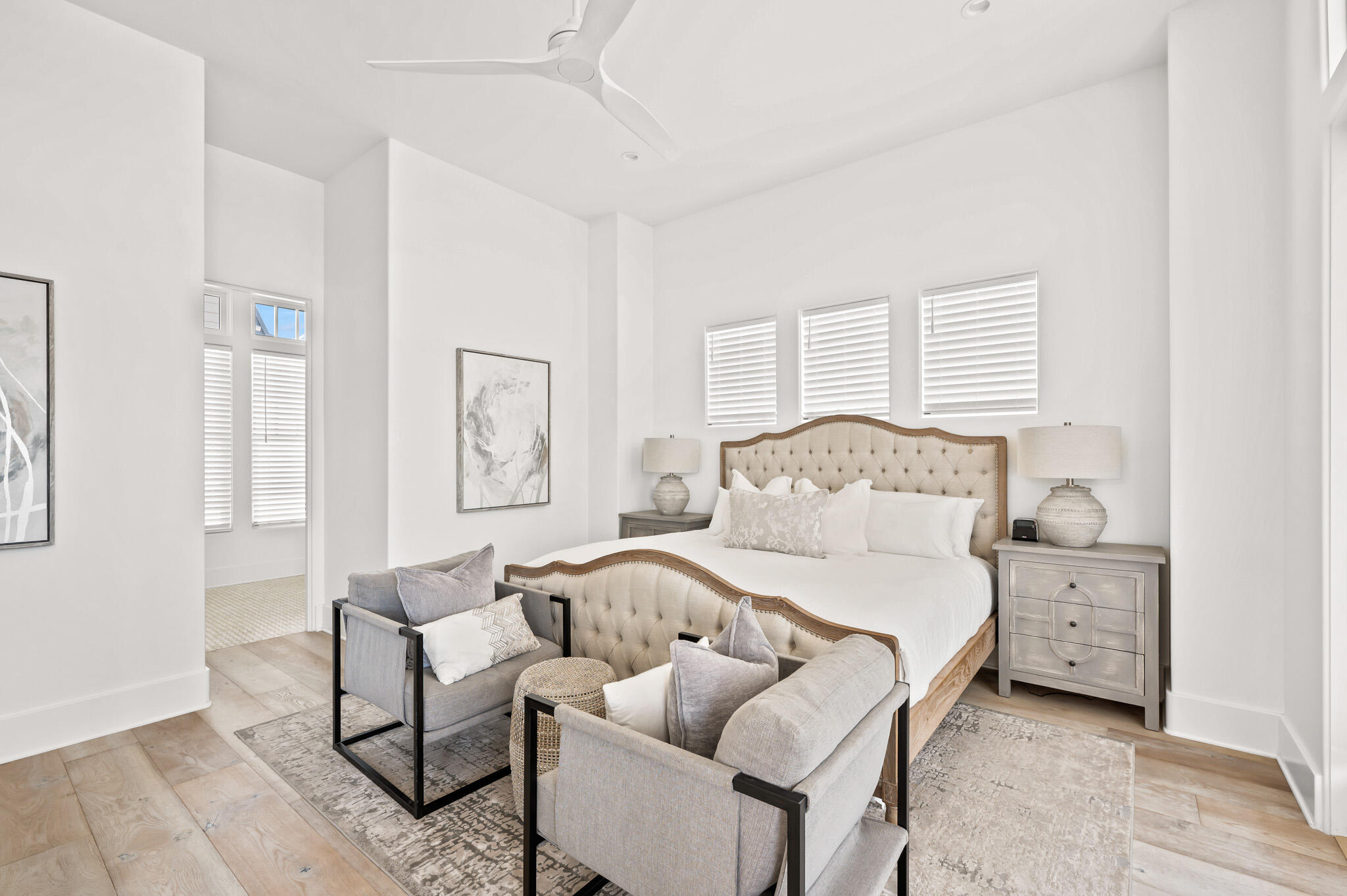 390 Walton Rose Lane Inlet Beach, FL 32461 - Photo 28 of 72 a bedroom with a bed and a couch