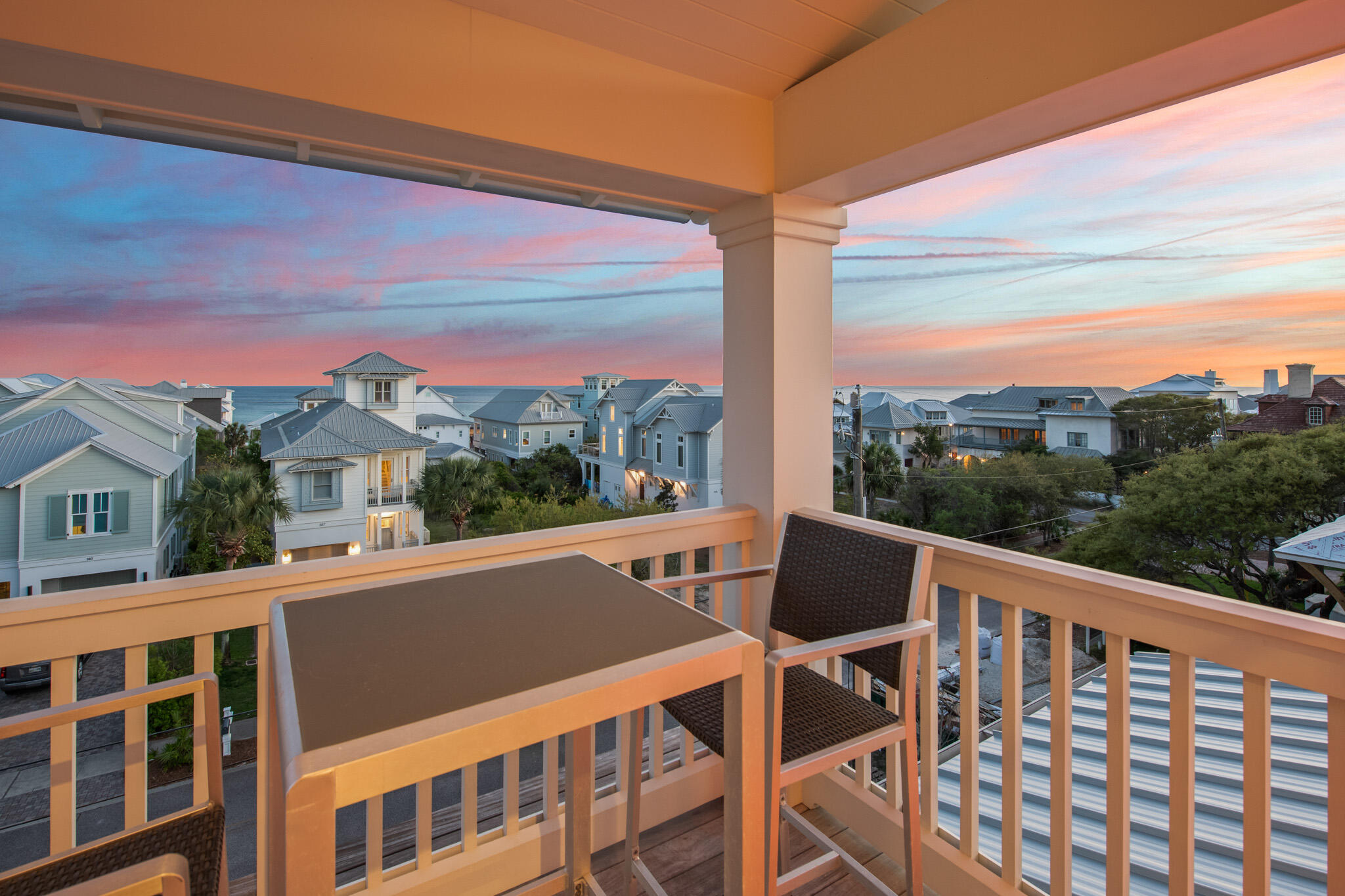 390 Walton Rose Lane Inlet Beach, FL 32461 - Photo 35 of 72 a view of a city from a balcony