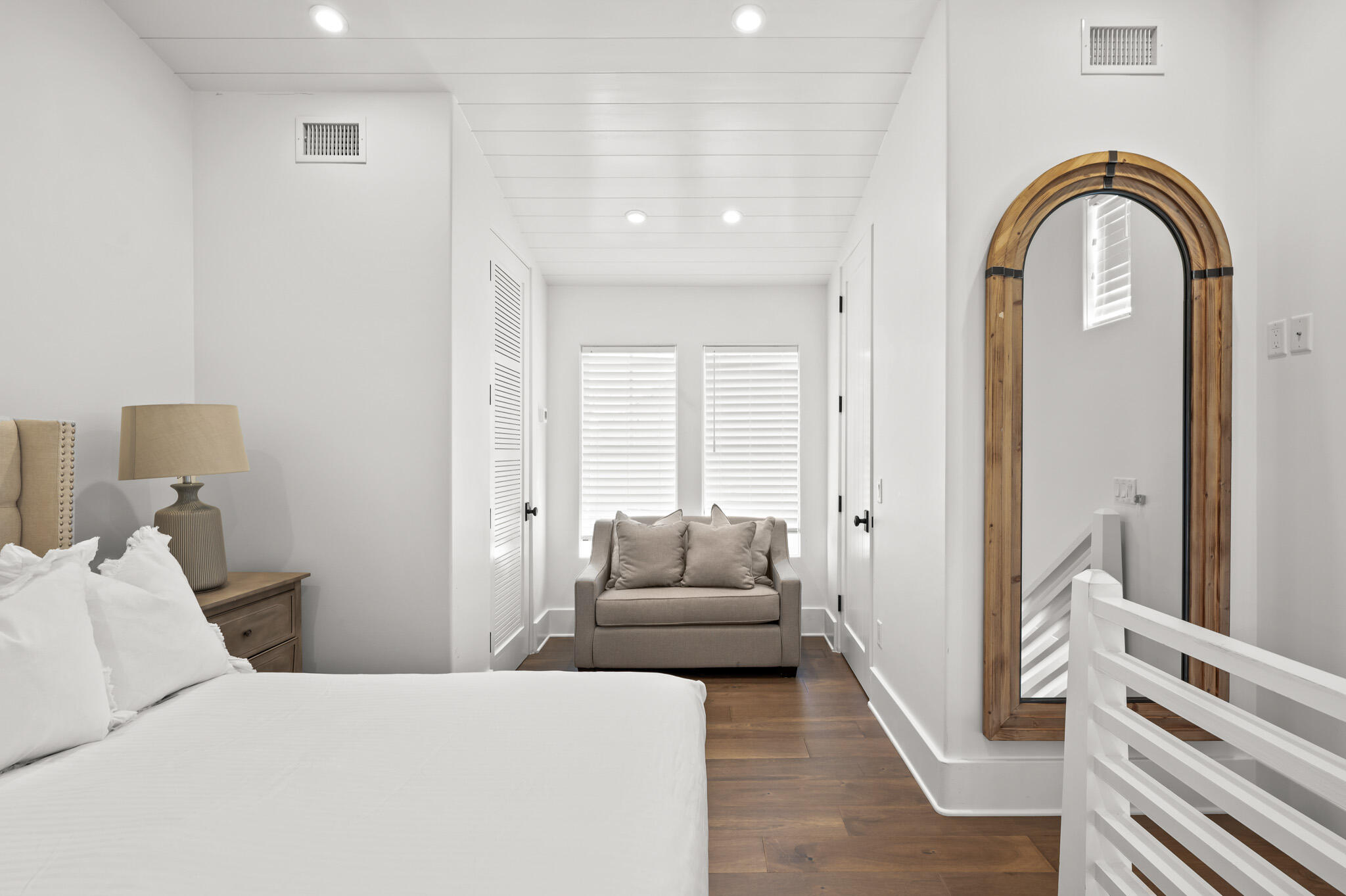 390 Walton Rose Lane Inlet Beach, FL 32461 - Photo 66 of 72 a bedroom with a bed and a couch