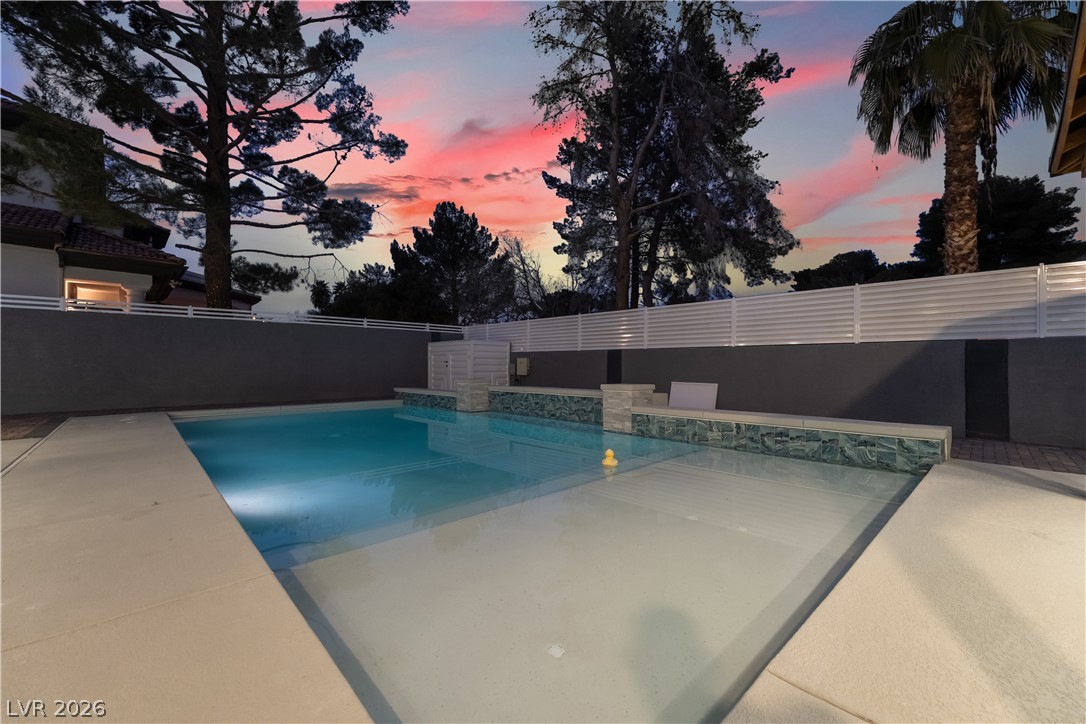3160 East Viking Road Las Vegas, NV 89121 - Photo 90 of 99 View of swimming pool with a fenced backyard and patio surround