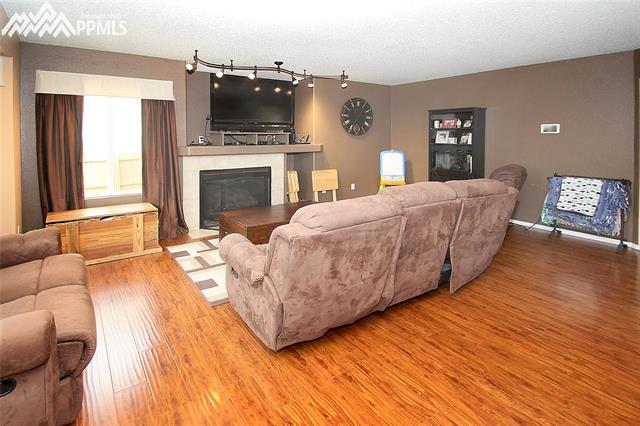 4696 Fencer Road Colorado Springs, CO 80911 - Photo 7 of 33 Family Room view #2 Gas Fireplace