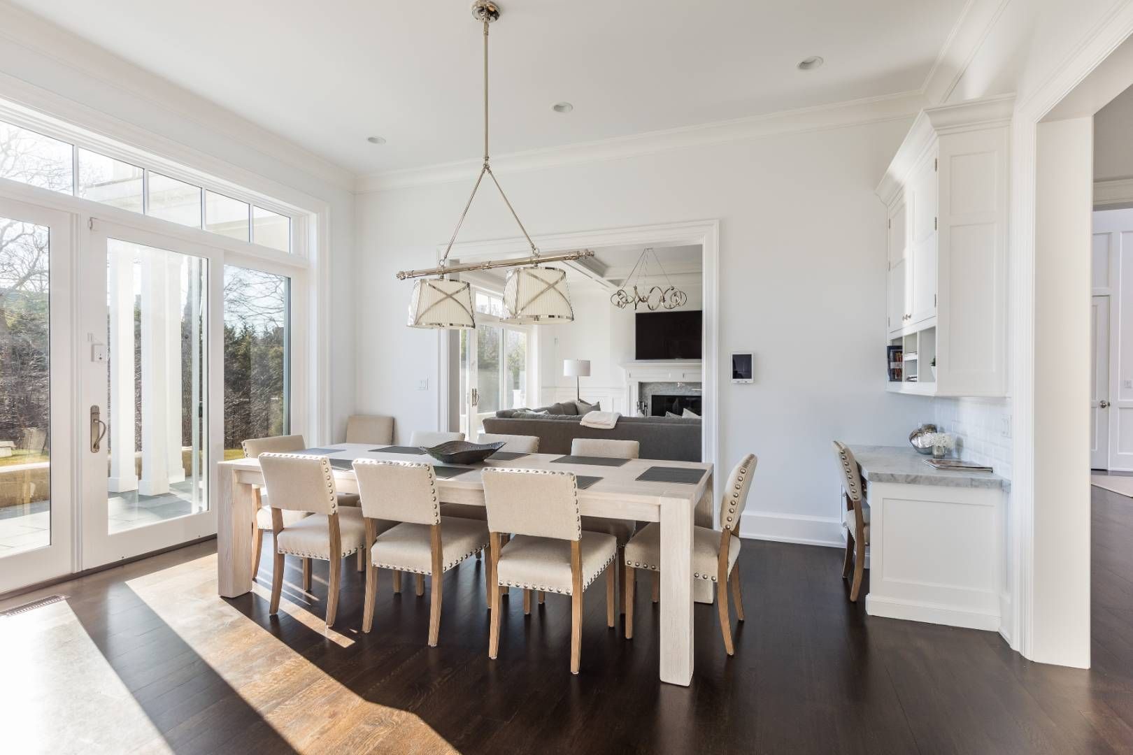 6 Shady Pth Bridgehampton, NY 11963 - Photo 5 of 20 a view of a dining room with furniture window and wooden floor