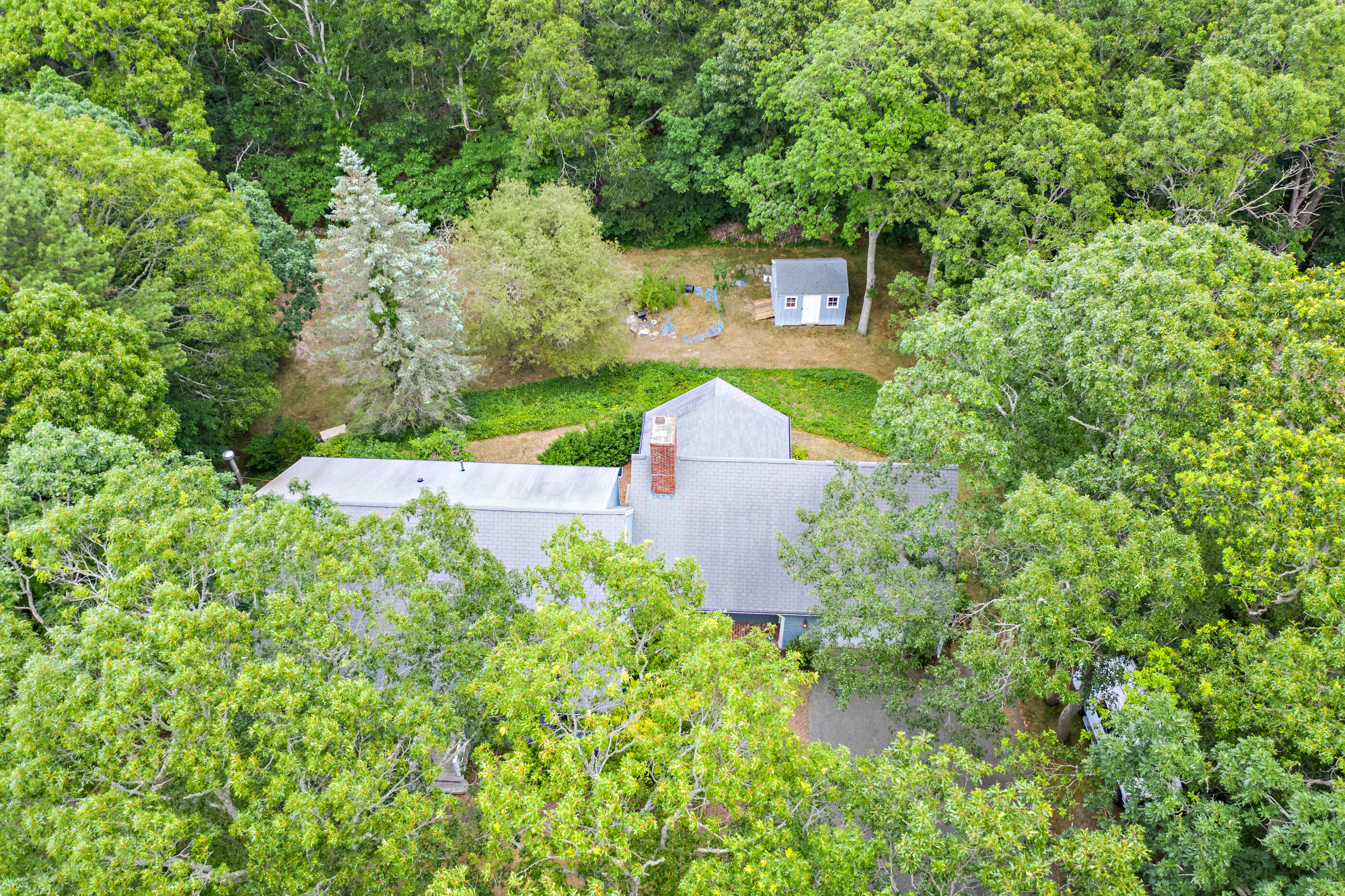 76 Goose Point Road Centerville, MA 02601 - Photo 6 of 34 a view of a back yard