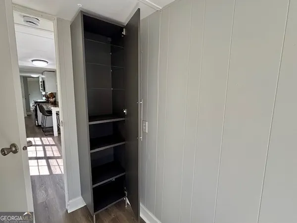 a view of walk in closet