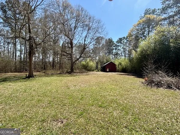a view of outdoor space with trees