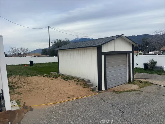 a house with a outdoor space