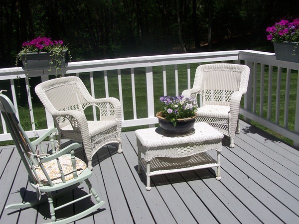 40 Porter Road Boxford, MA 01921 - Photo 14 of 16 a view of a chairs and tables in the balcony