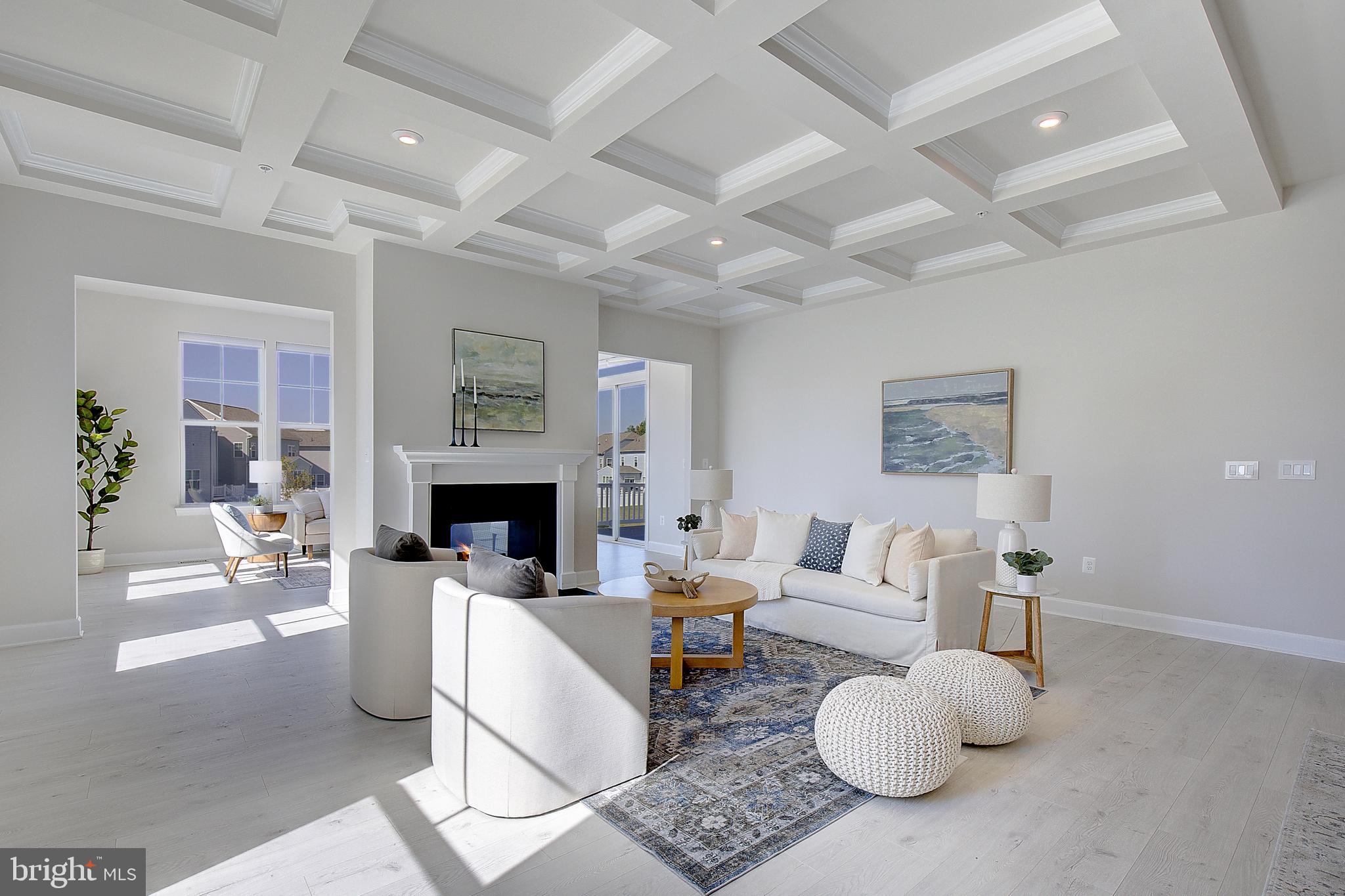 1126 White Clover Lane Odenton, MD 21113 - Photo 9 of 92 a living room with furniture and a fireplace
