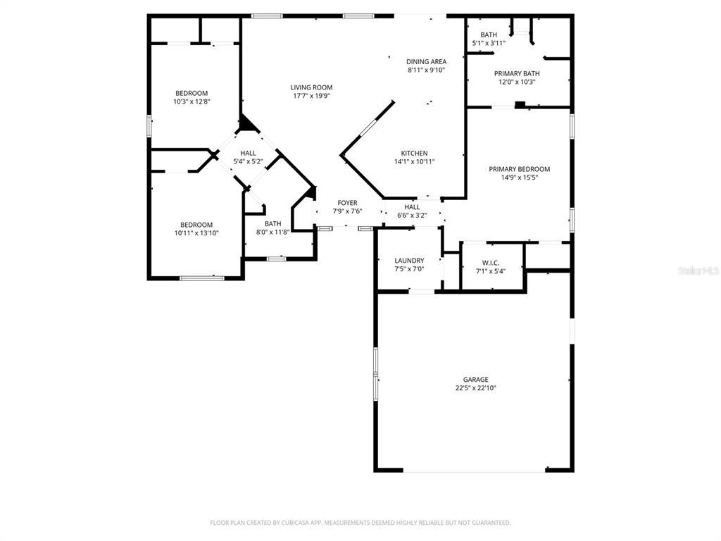 191 Slaughter Road Palatka, FL 32177 - Photo 61 of 62 a picture of a floor plan