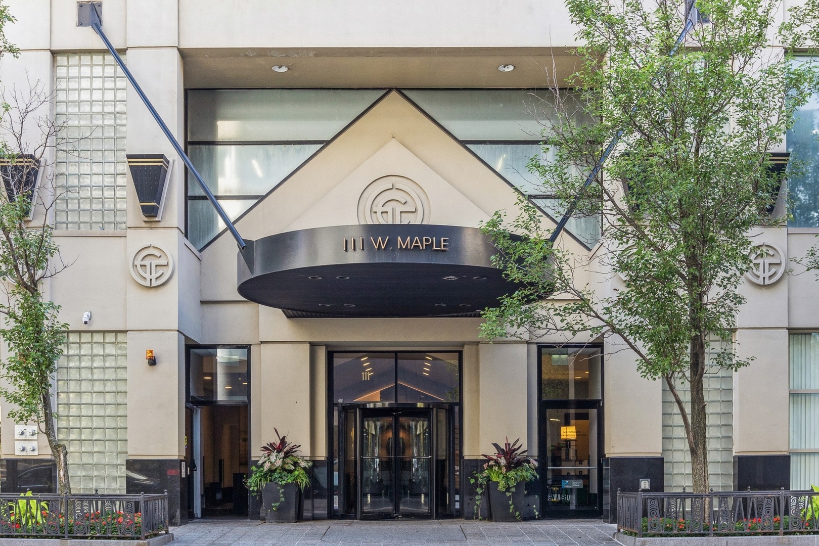 111 West Maple Street, Unit 1208 Chicago, IL 60610 - Photo 1 of 14 a view of a sign in a building