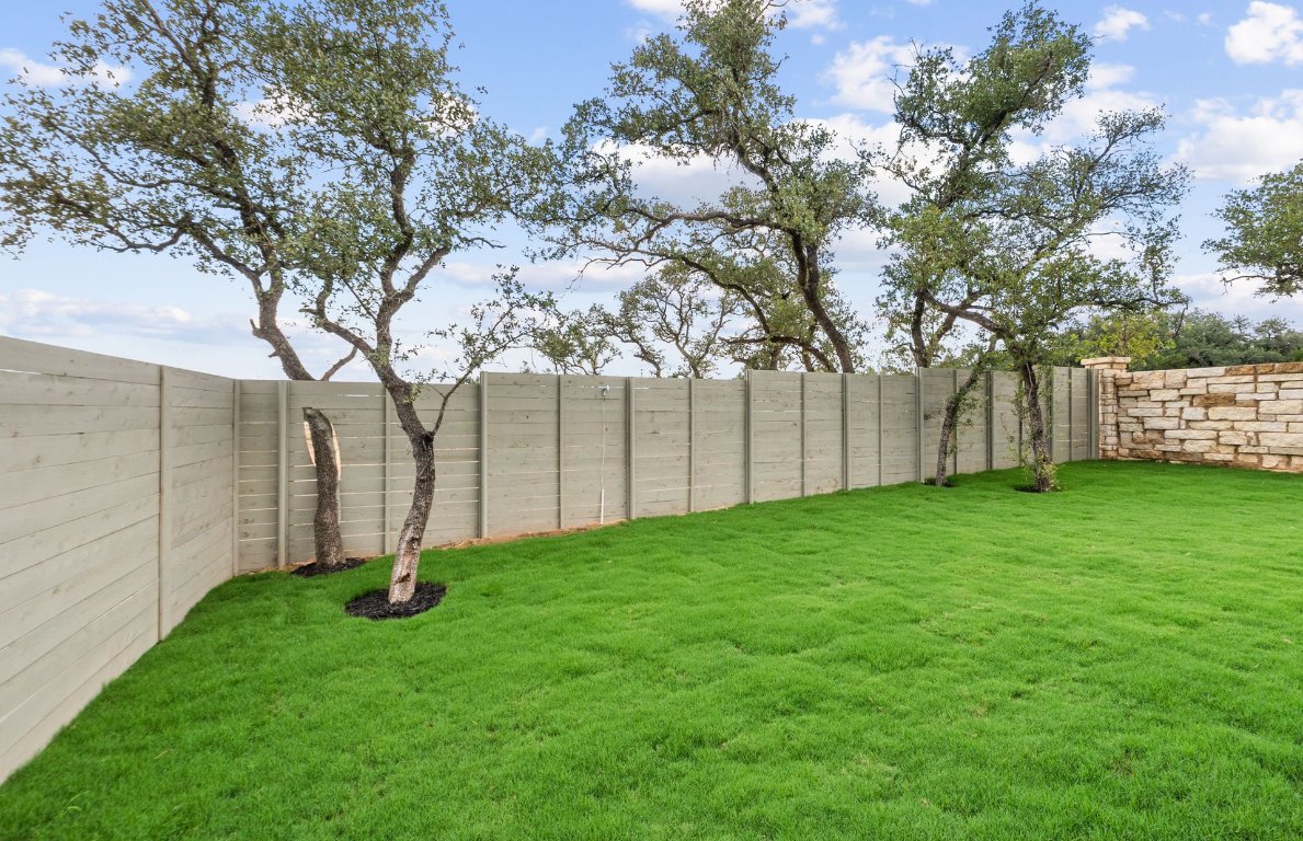 1700 Spg Mountain Cove Georgetown, TX 78628 - Photo 38 of 40 a view of a backyard with tree s