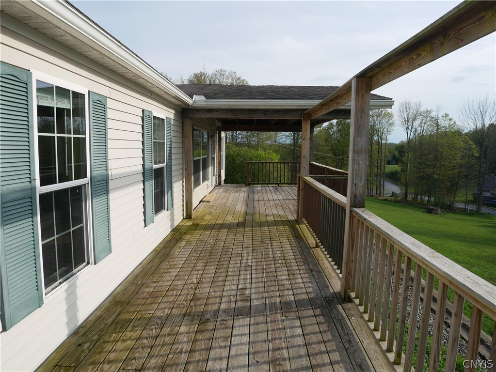 9651 Doyle Road Brookfield, NY 13485 - Photo 43 of 44 Expansive deck