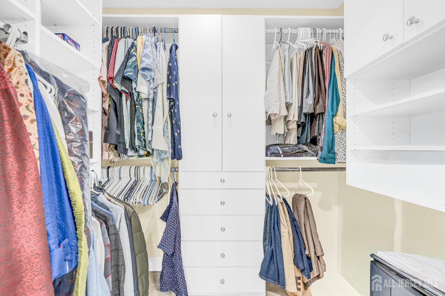 114 Holly Road Iselin, NJ 08830 - Photo 26 of 47 a view of walk in closet with clothes and shoes
