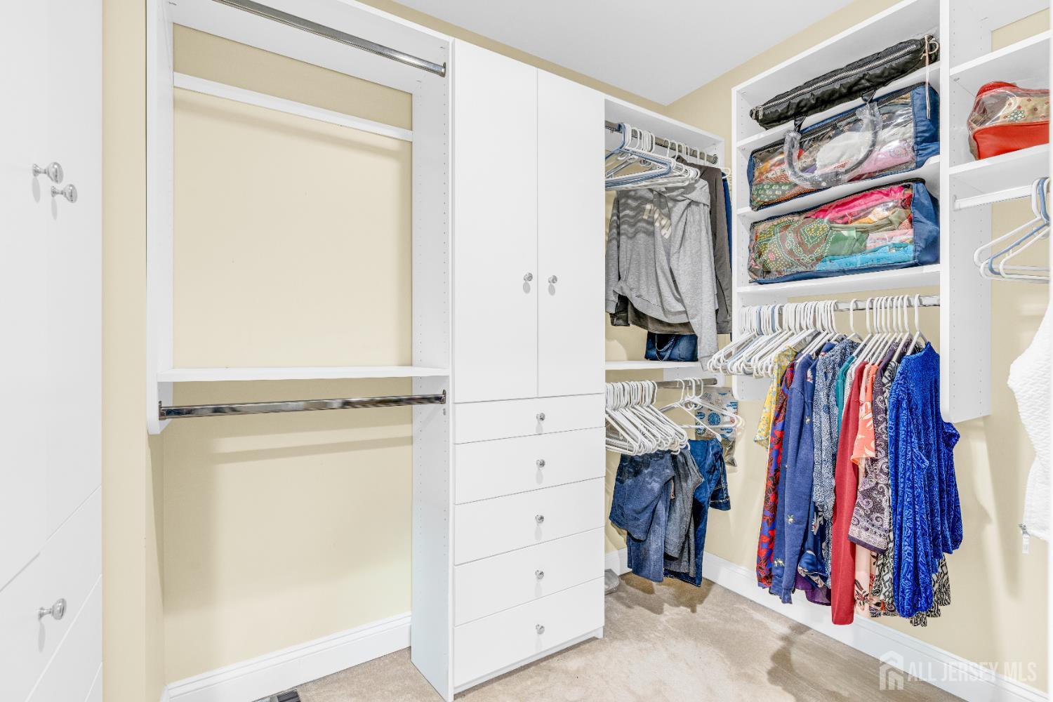114 Holly Road Iselin, NJ 08830 - Photo 27 of 47 a view of walk in closet with clothes and shoes