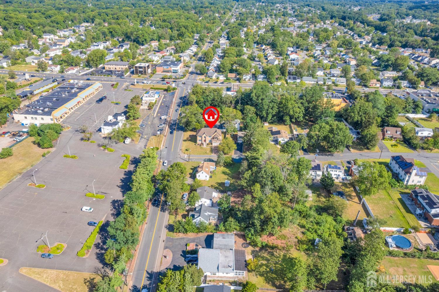 114 Holly Road Iselin, NJ 08830 - Photo 46 of 47 an aerial view of residential houses with outdoor space