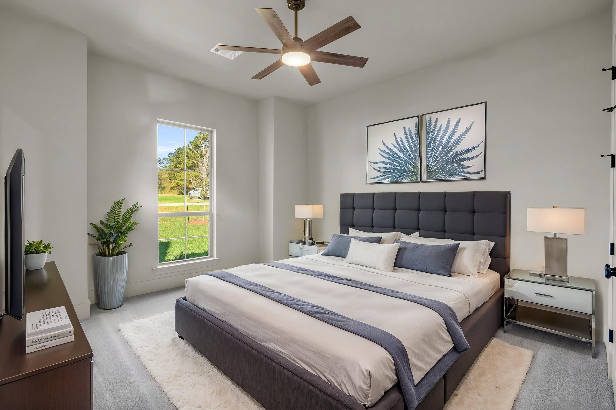 24972 Hopeview Way Montgomery, TX 77356 - Photo 27 of 38 Virtually staged secondary bedroom for your guests.
