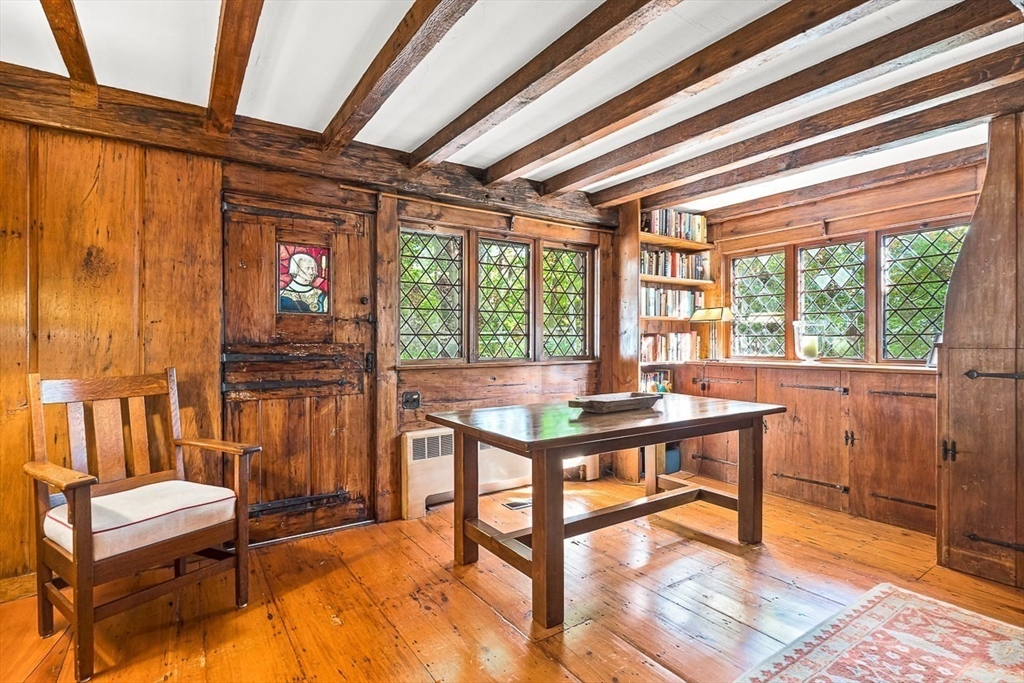5 Wood Lane Winchester, MA 01890 - Photo 10 of 42 a view of a workspace with furniture and a window