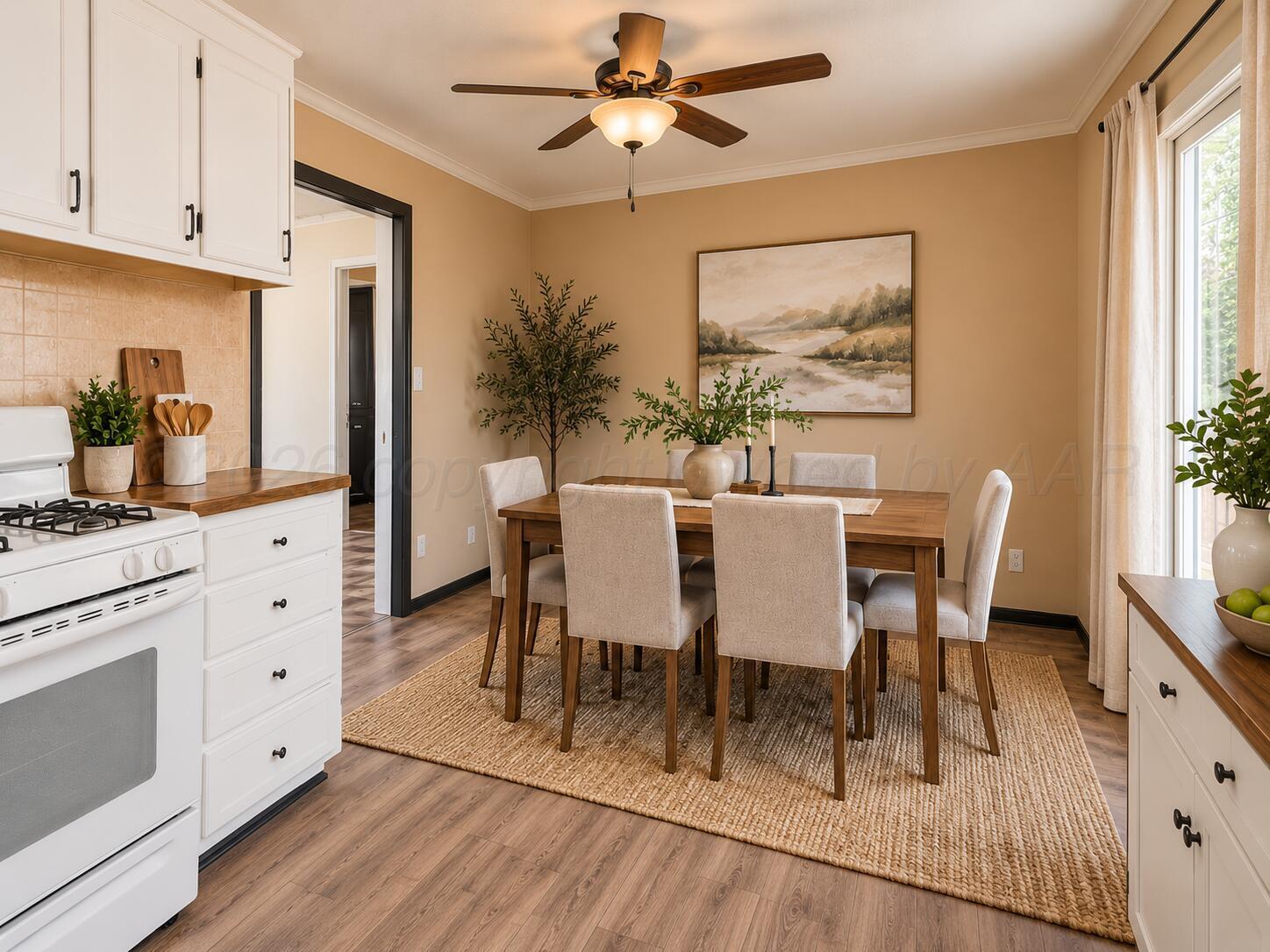 4008 Crockett Street Amarillo, TX 79110 - Photo 15 of 44 Dining Room-Virtually Staged