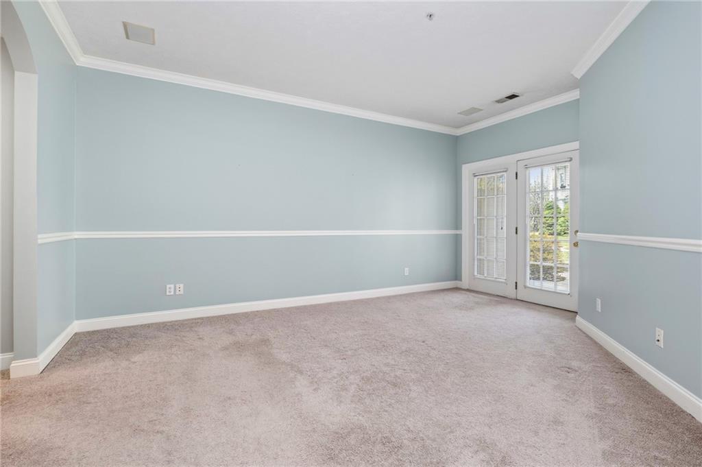212 Adams Pointe Boulevard, Unit 7 Mars, PA 16046 - Photo 17 of 42 Very Spacious Primary Bedroom Offers Access Via French Doors To The Patio