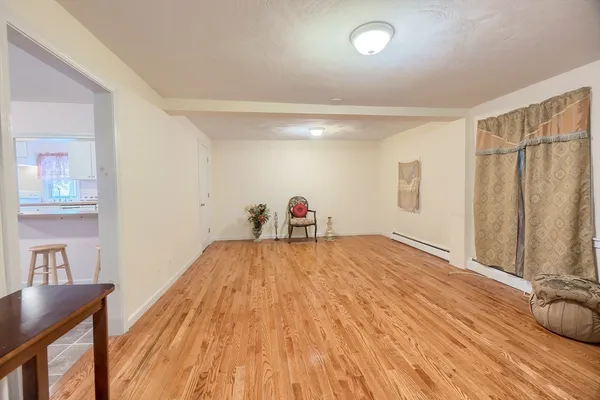 a bed room with a bed and a walk in closet