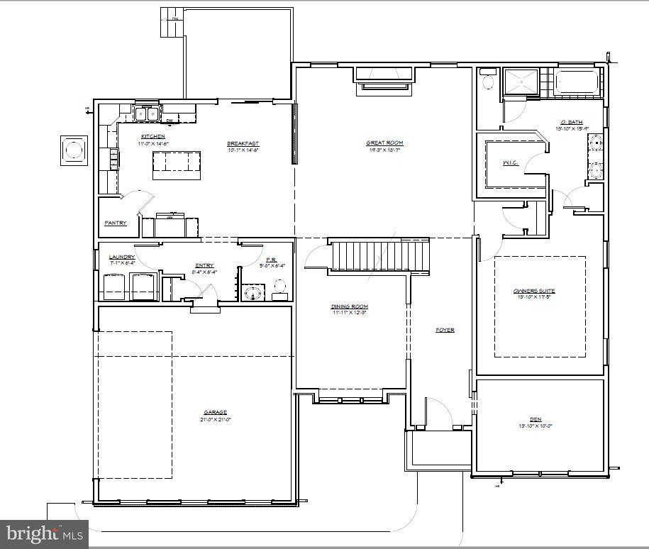 715 Riverside Court Harrisburg, PA 17112 - Photo 2 of 21 1st floor layout. 1st floor master suite!!