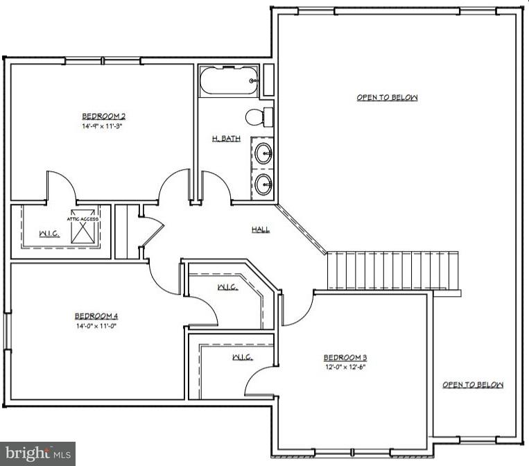 715 Riverside Court Harrisburg, PA 17112 - Photo 3 of 21 2nd floor layout. 2 story Great room!