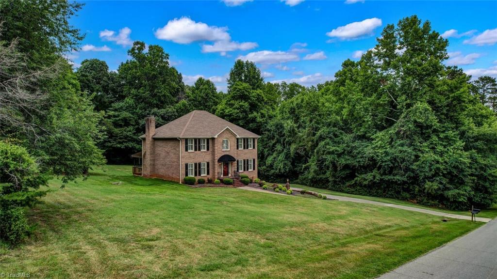 8200 Brittains Field Road Oak Ridge, NC 27310 - Photo 4 of 38 VIEW FROM STREET