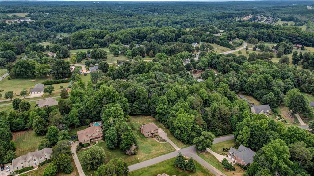 8200 Brittains Field Road Oak Ridge, NC 27310 - Photo 6 of 38 AERIAL OF PROPERTY AND NEIGHBORHOOD
