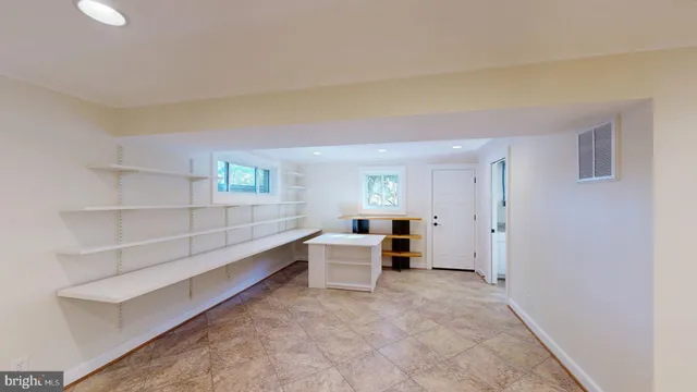 a view of outdoor space with seating area