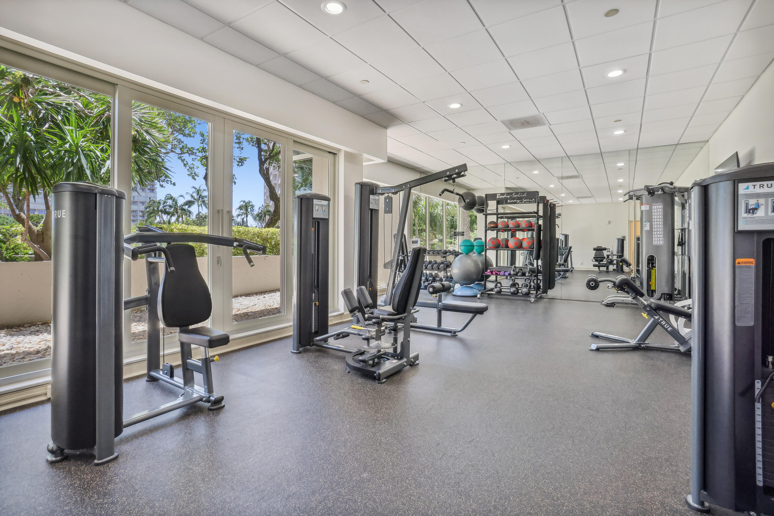 4201 North Ocean Boulevard, Unit 208 Boca Raton, FL 33431 - Photo 29 of 38 a view of a room with gym equipment