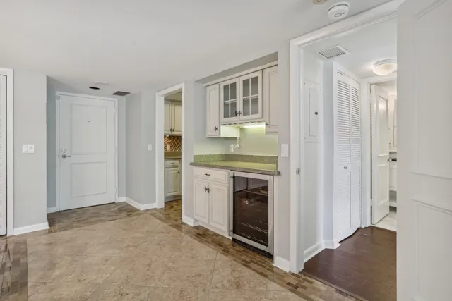 a view of a kitchen with a stove