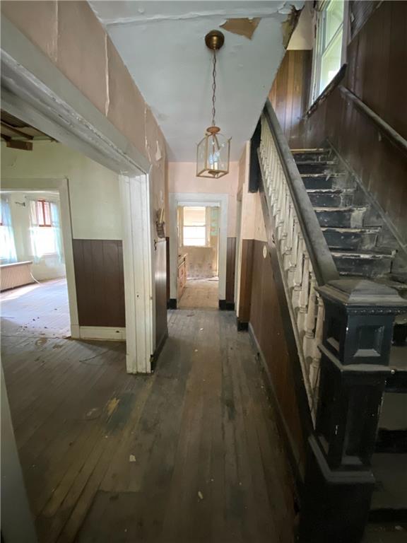 419 Maytide Street Pittsburgh, PA 15227 - Photo 5 of 28 a view of entryway and hall with wooden floor