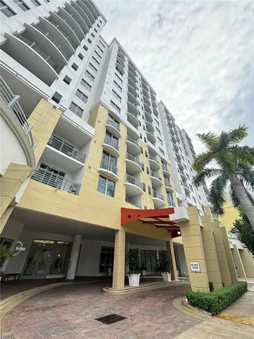 a front view of a building